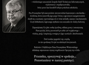 Pożegnanie Pana Przemysława Wiśniewskiego