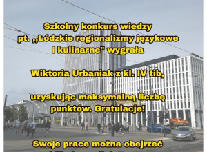 Wyniki konkursu o regionalizmach