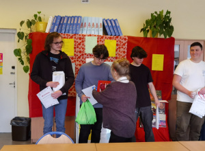 Walentynki w bibliotece szkolnej